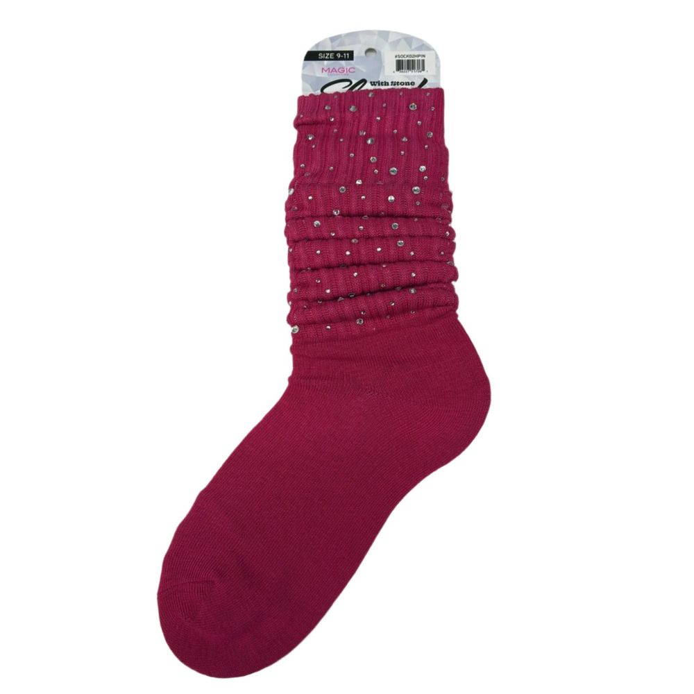 Magic Collection Slouch Beanie with Stones - Beauty Exchange Beauty Supply