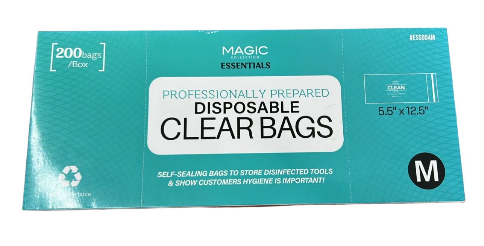 Magic Disposable Clear Bags M – 200 Count - Beauty Exchange Beauty Supply