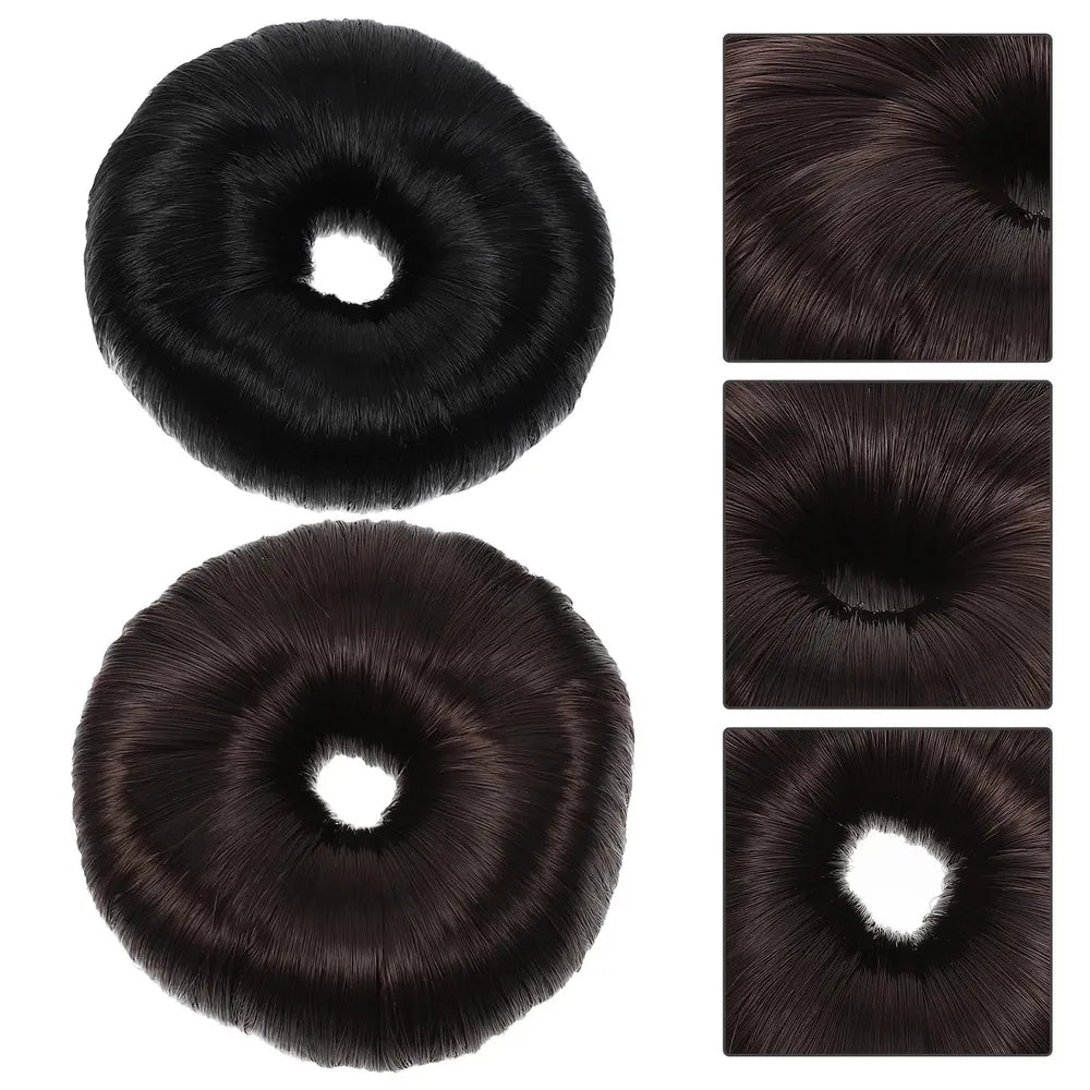 Magic Velcro Donut Hair Bun – Easy, No - Pin Volumizing Bun Maker - Beauty Exchange Beauty Supply