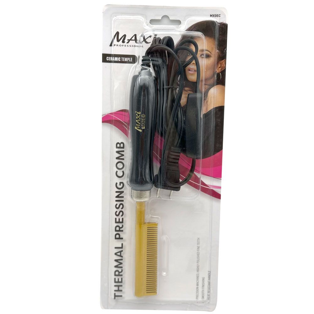 Maxi Professional Thermal Pressing Comb – Copper, Brass & Ceramic Variants - Beauty Exchange Beauty Supply