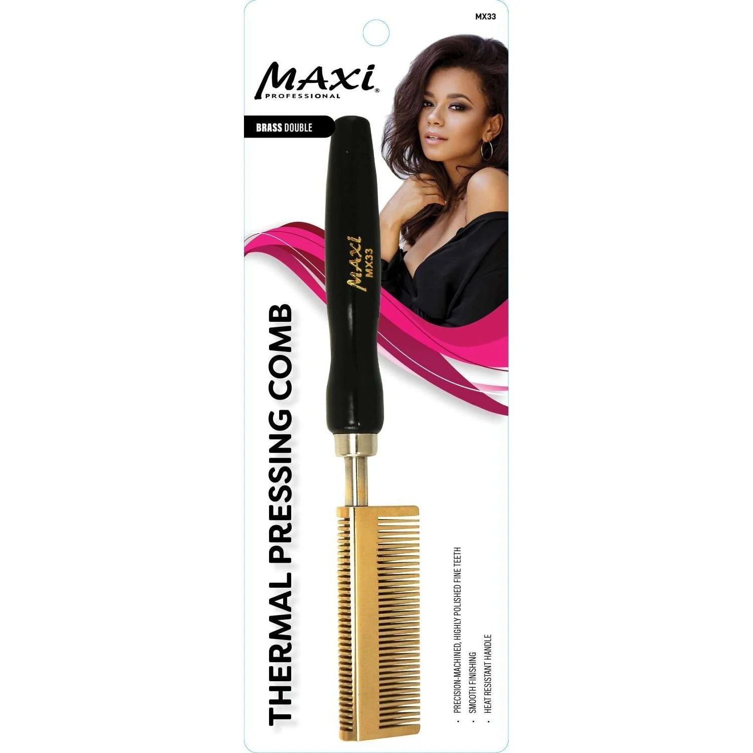 Maxi Professional Thermal Pressing Comb – Copper, Brass & Ceramic Variants - Beauty Exchange Beauty Supply