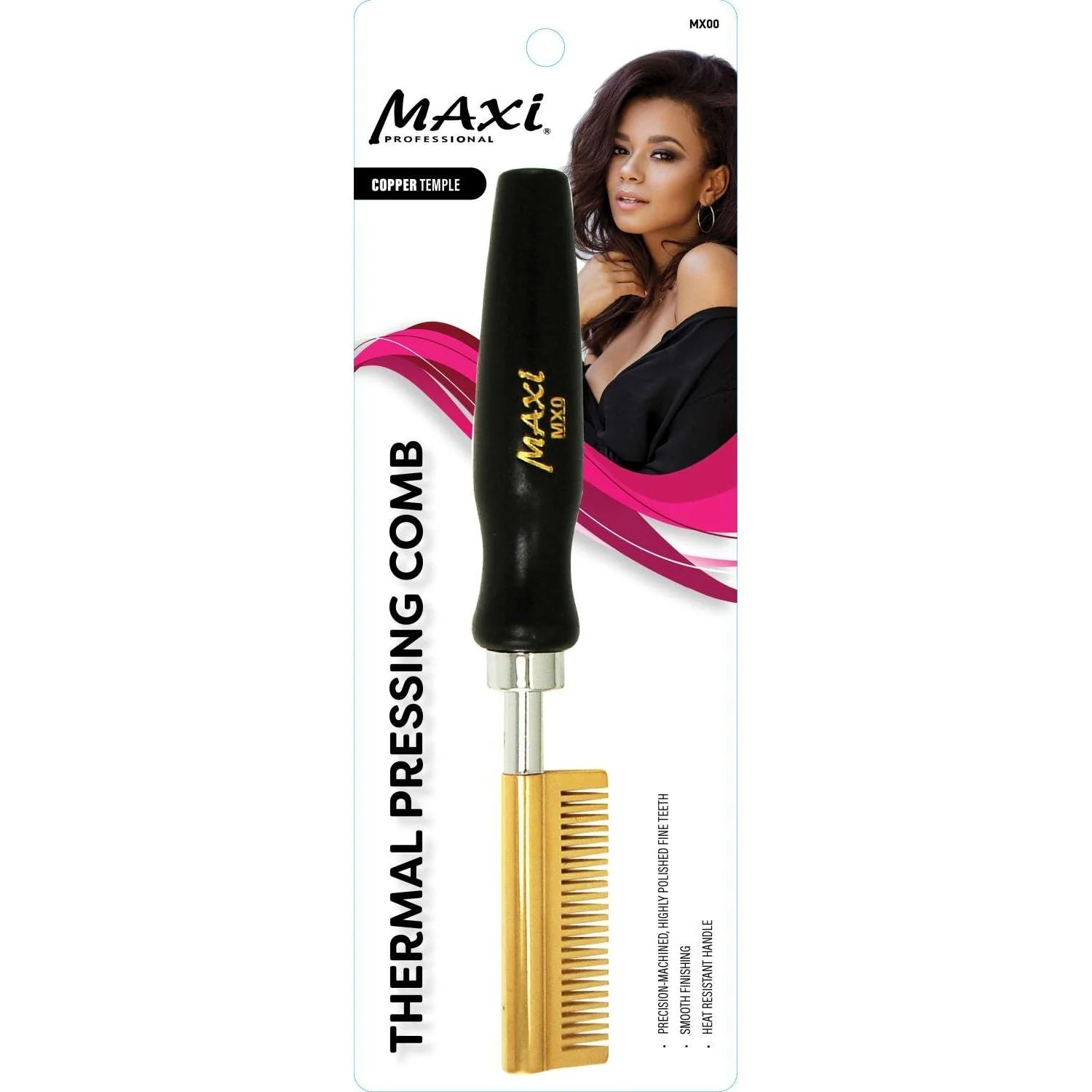 Maxi Professional Thermal Pressing Comb – Copper, Brass & Ceramic Variants - Beauty Exchange Beauty Supply