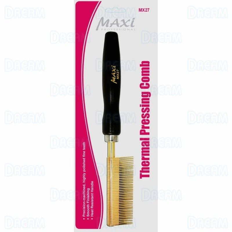 Maxi Professional Thermal Pressing Comb – Copper, Brass & Ceramic Variants - Beauty Exchange Beauty Supply