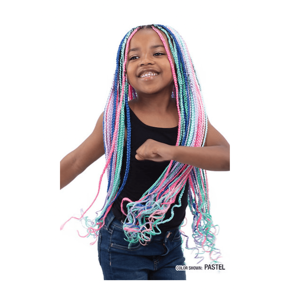Mayde 6X Braid Nation Kid Synthetic Braiding Hair – 18″ - Beauty Exchange Beauty Supply