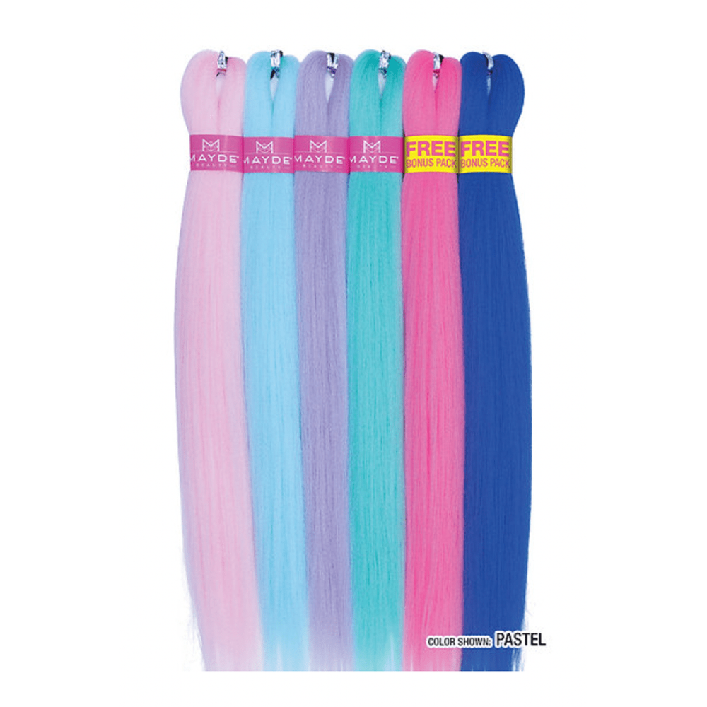 Mayde 6X Braid Nation Kid Synthetic Braiding Hair – 18″ - Beauty Exchange Beauty Supply