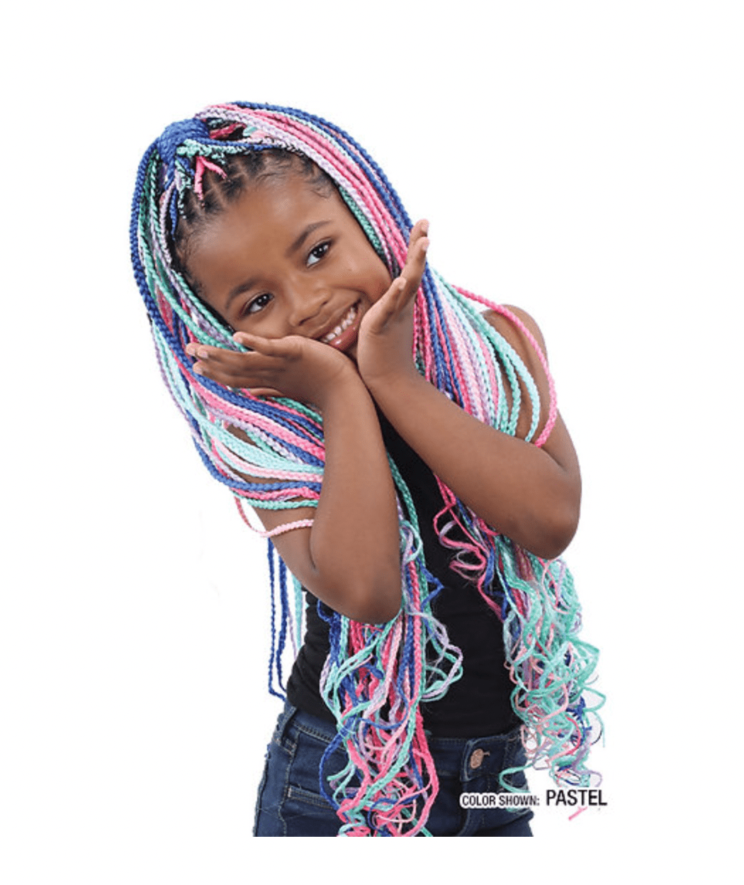 Mayde 6X Braid Nation Kid Synthetic Braiding Hair – 18″ - Beauty Exchange Beauty Supply