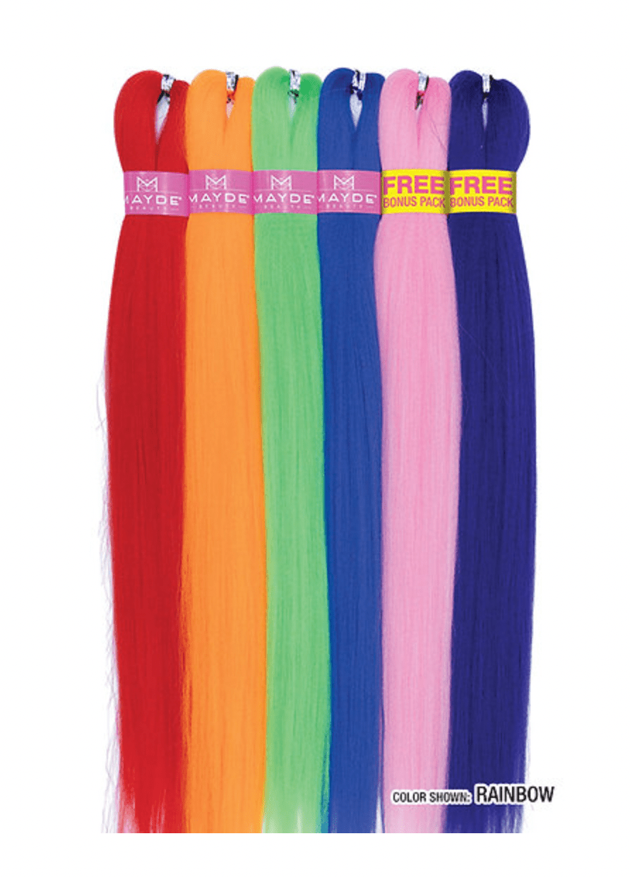 Mayde 6X Braid Nation Kid Synthetic Braiding Hair – 18″ - Beauty Exchange Beauty Supply