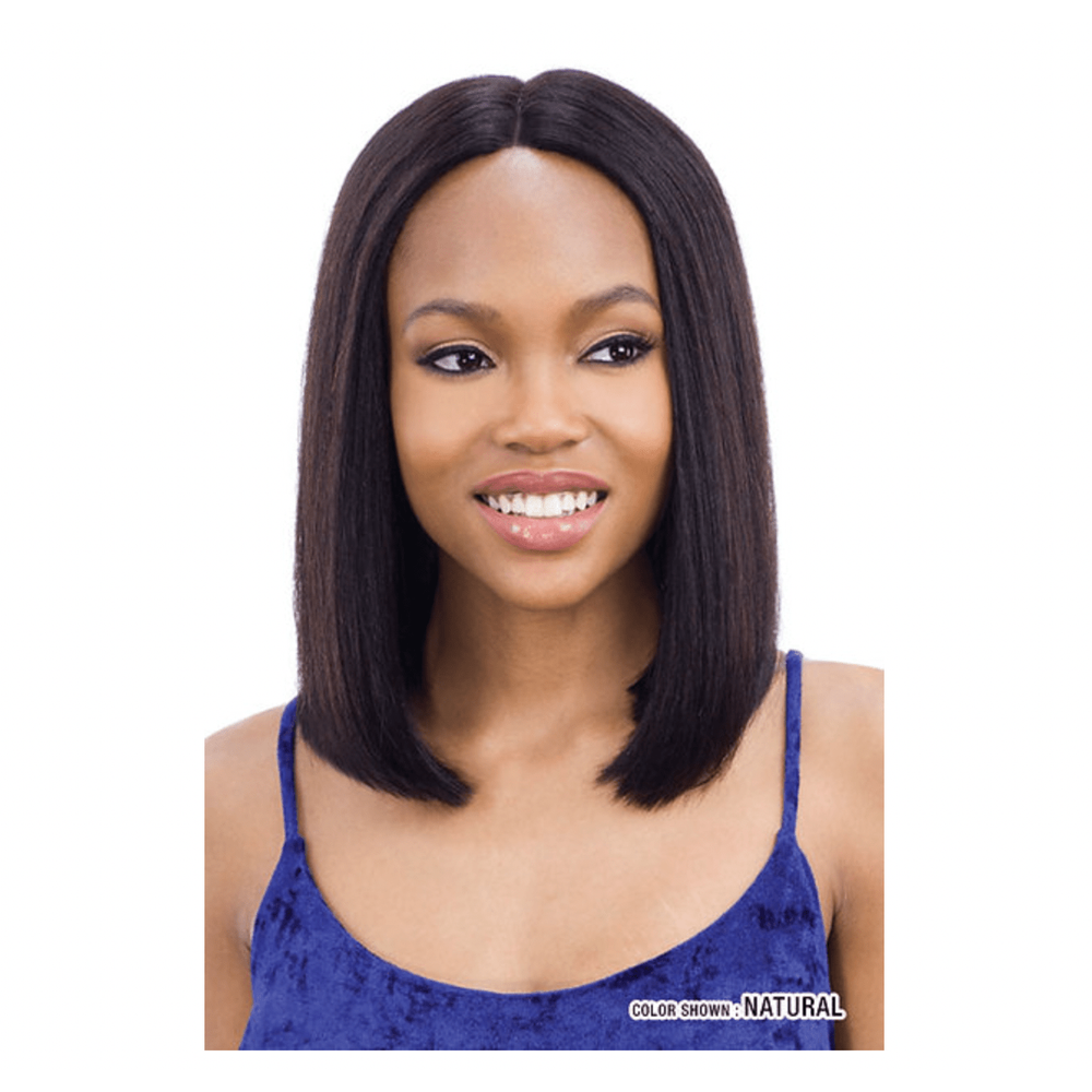 Mayde Beauty 100% Human Hair Wig – Long Blunt Bob with Invisible Lace Part | Natural Color | One Size - Beauty Exchange Beauty Supply
