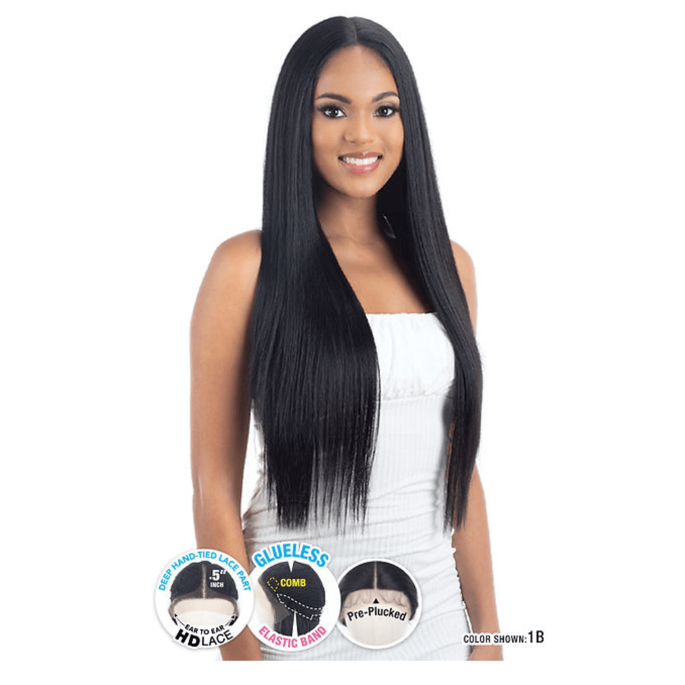 Mayde Beauty “Baddie” Glueless HD Lace Front Wig – Luxe Hairline, Vibrant Colors, Heat Safe | One Size - Beauty Exchange Beauty Supply