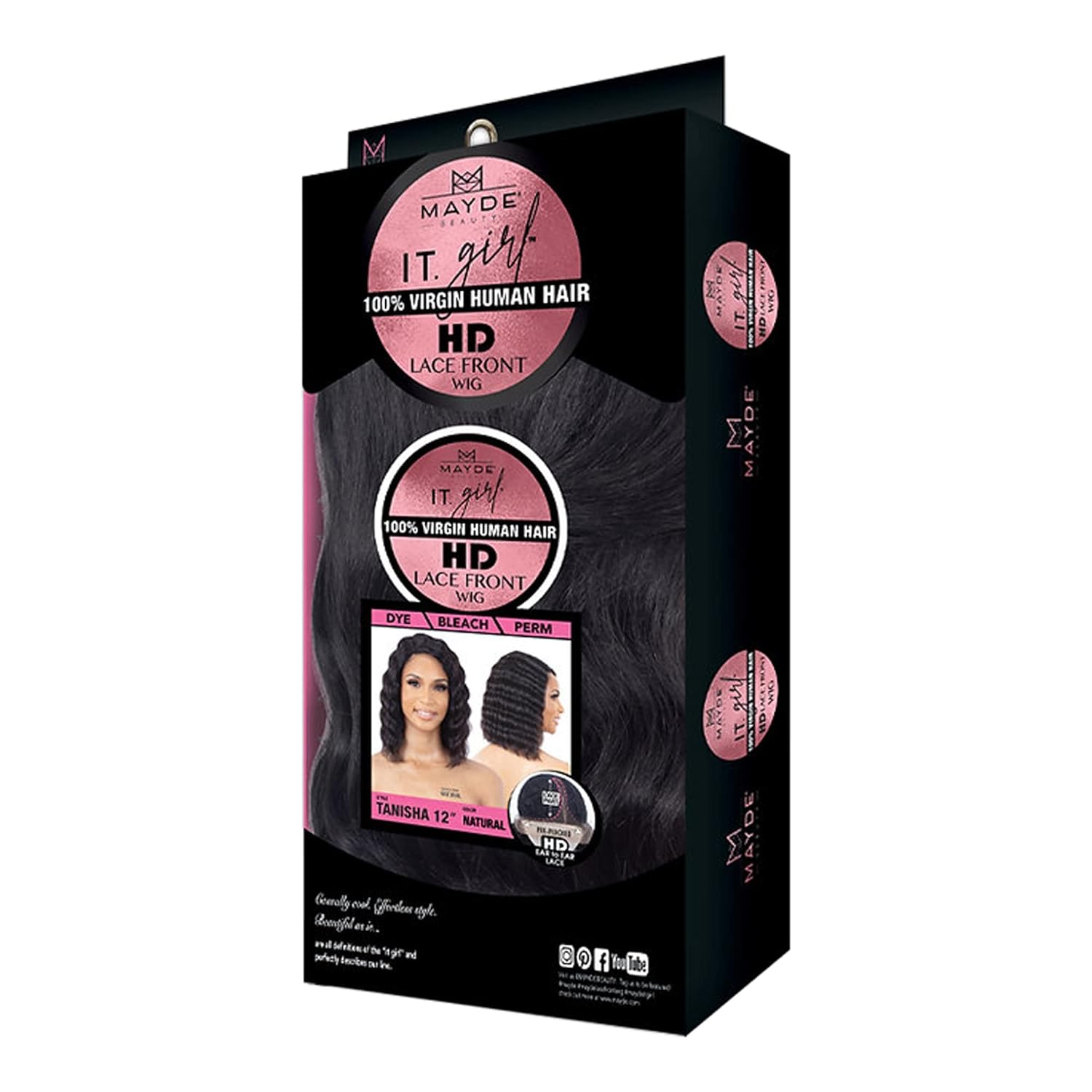 Mayde Beauty It Girl HD Lace Front Wig 12" - Tanisha - Beauty Exchange Beauty Supply