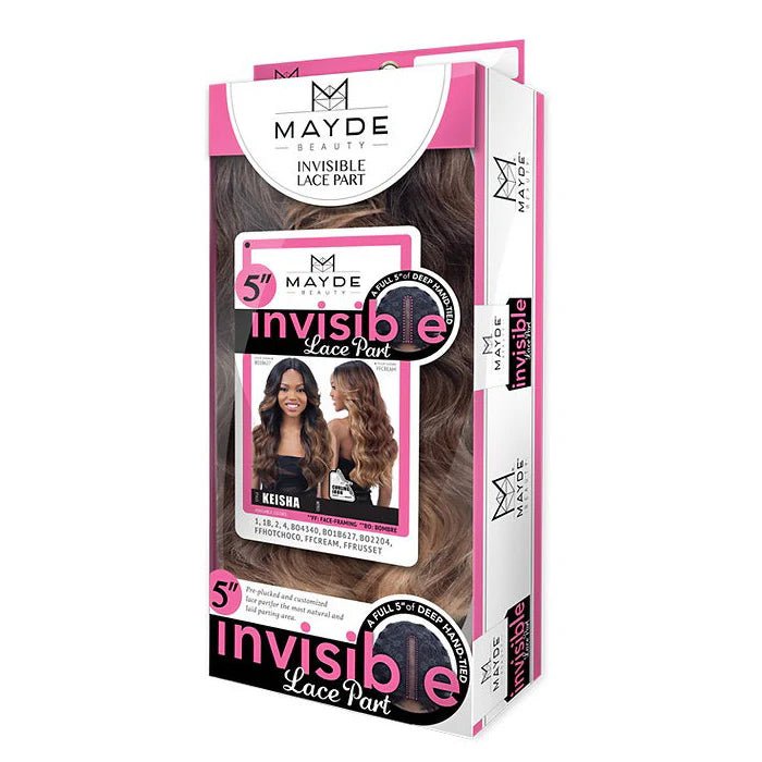 Mayde Beauty “Keisha” Wig – 5" Deep Invisible Lace Part, Sleek Layers, Natural Movement, Heat Safe | One Size - Beauty Exchange Beauty Supply