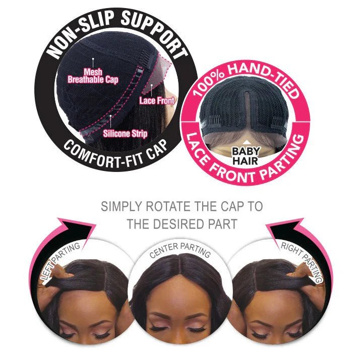 Mayde Beauty “Sleek Straight” HD Lace Front Wig – Sleek, Smooth, & Flawless | Heat Safe & Versatile Colors - Beauty Exchange Beauty Supply