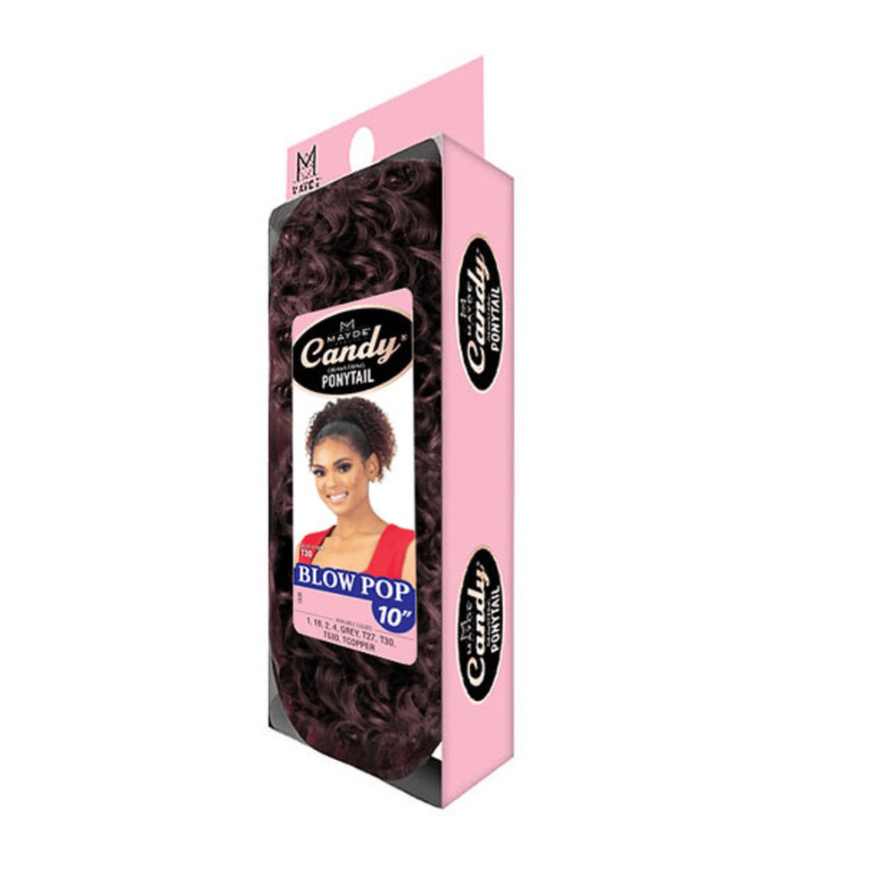 Mayde Beauty Synthetic Drawstring Ponytail – Blow Pop 10” | Fluffy & Full Volume | Quick & Easy Styling - Beauty Exchange Beauty Supply