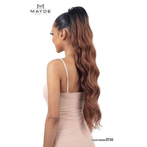 Mayde Beauty Synthetic Drawstring Ponytail – Bossy Doll 28” | Sleek & Bold with Attitude | Long, Glamorous Realness - Beauty Exchange Beauty Supply