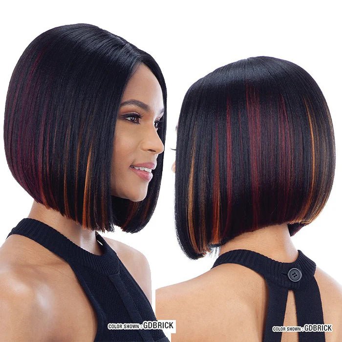 Mayde Beauty “Taylor” Wig – 5" Lace Part & Lace Front, Sleek Layers, Heat Safe Synthetic | One Size - Beauty Exchange Beauty Supply