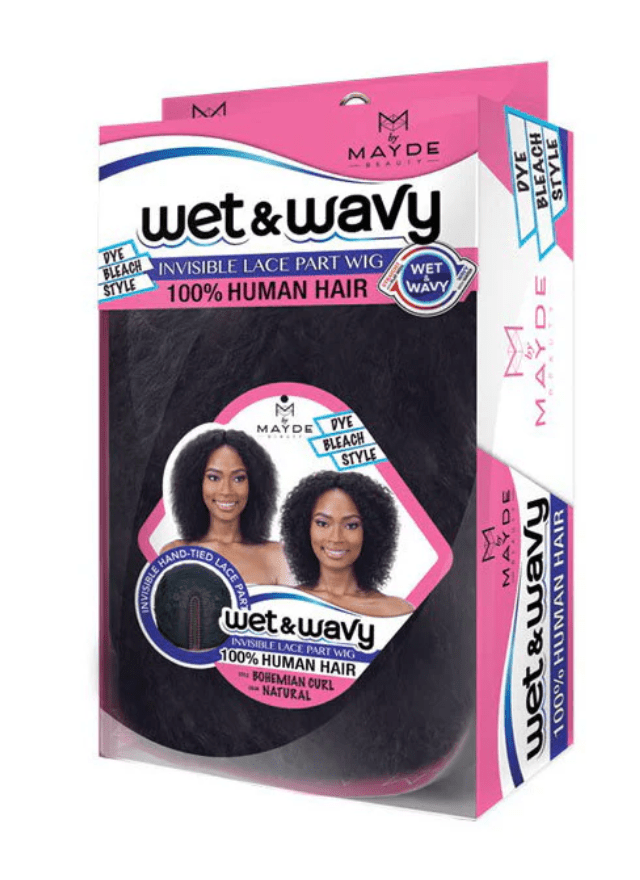 Mayde Beauty Wet & Wavy Lace Part Wig – Bohemian - Beauty Exchange Beauty Supply