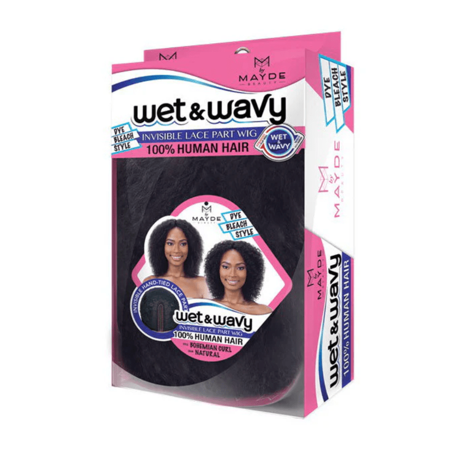 Mayde Beauty Wet & Wavy Lace Part Wig – Bohemian - Beauty Exchange Beauty Supply