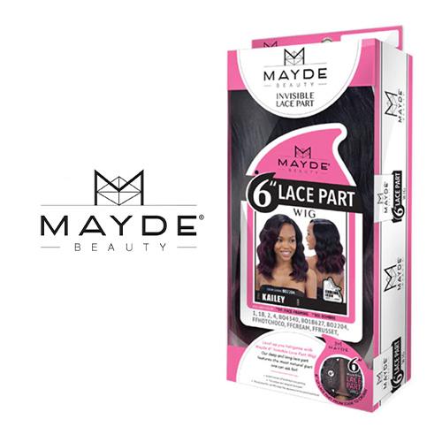 Mayde Beauty Wig – Kailey | 6" Lace Part, Natural Volume, Heat Safe | Available in Classic & Fashion Shades - Beauty Exchange Beauty Supply