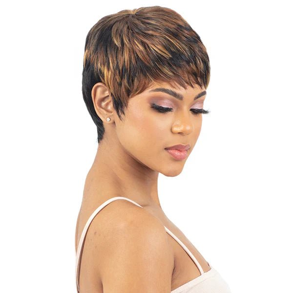 Mayde Mocha 100% Human Hair Wig – Devotion | Elegant Length + Heat Safe & Natural Texture - Beauty Exchange Beauty Supply