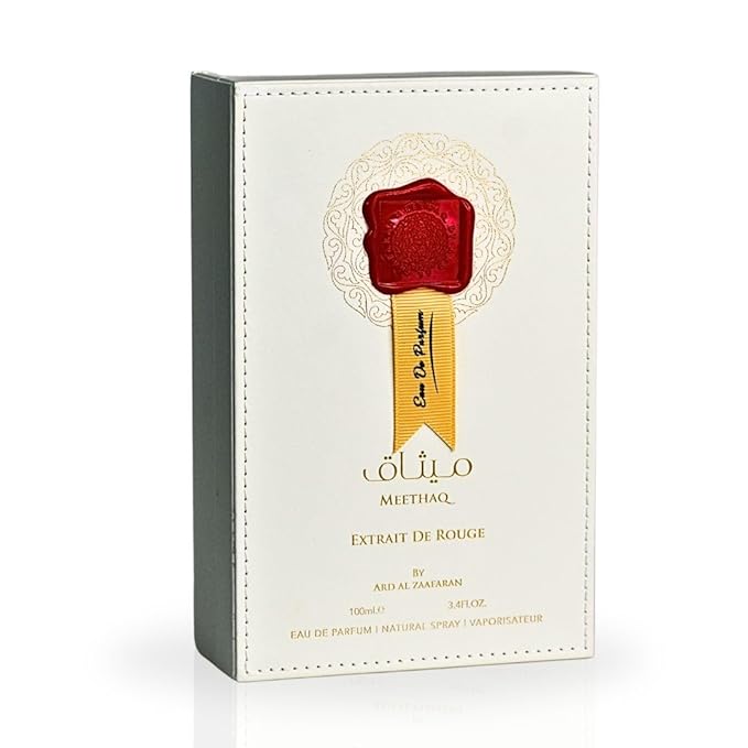 Meethaq Extrait De Rouge Eau de Parfum – Warm Floral Elegance – 100ML (3.4 OZ) by Ard Al Zaafaran - Beauty Exchange Beauty Supply