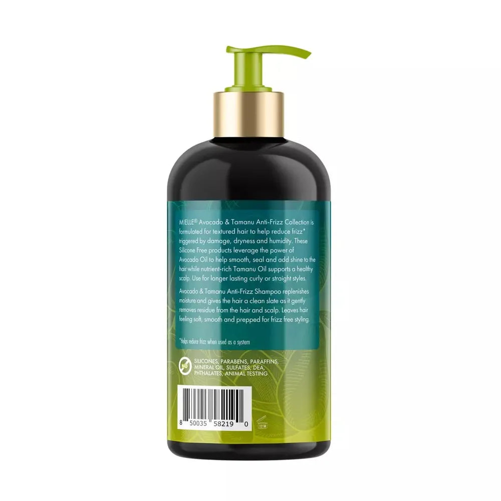 Mielle Avocado & Tamanu Anti - Frizz Shampoo & Conditioner – 12 fl oz - Beauty Exchange Beauty Supply