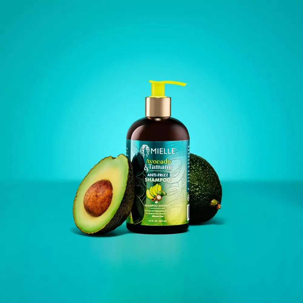 Mielle Avocado & Tamanu Anti - Frizz Shampoo & Conditioner – 12 fl oz - Beauty Exchange Beauty Supply