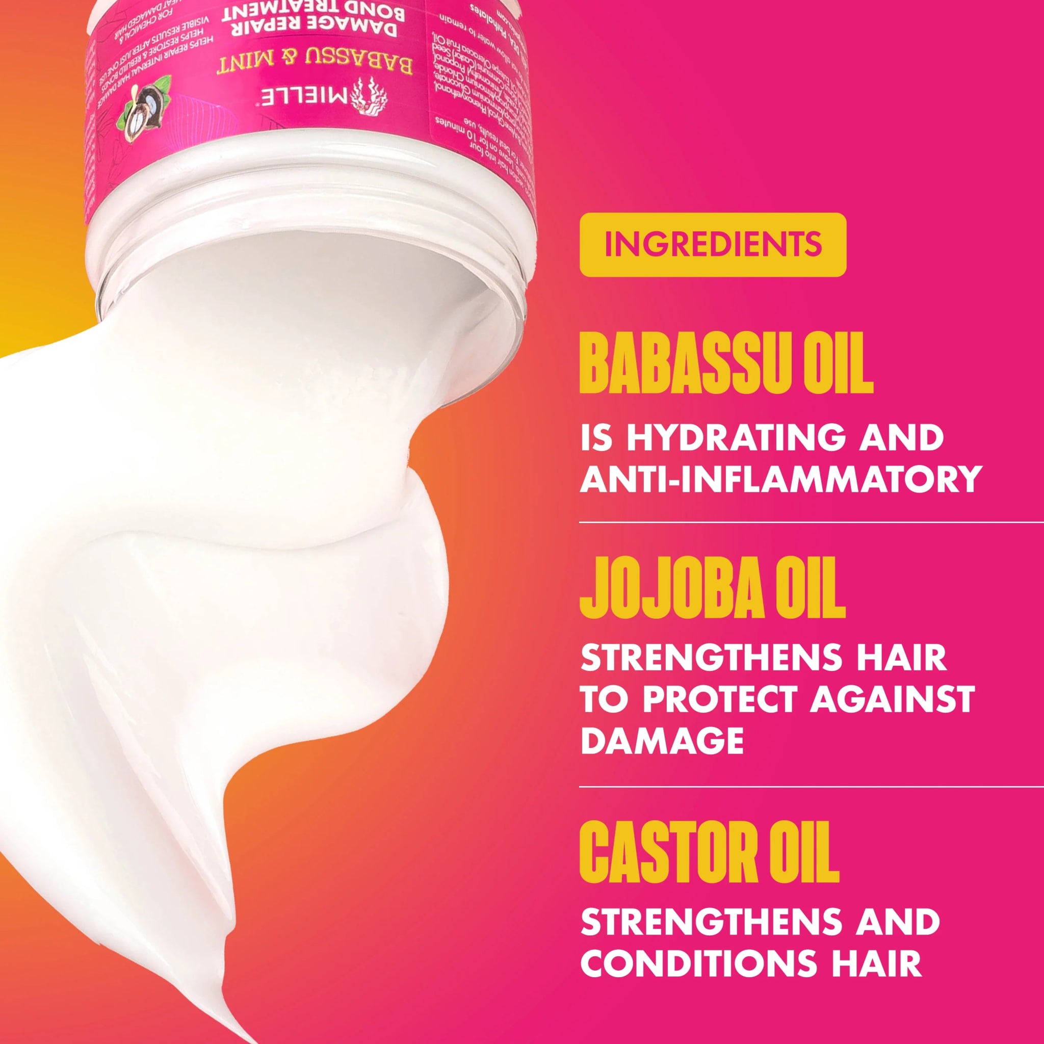 Mielle Babassu & Mint Bond Treatment โ 5.5oz - Beauty Exchange Beauty Supply