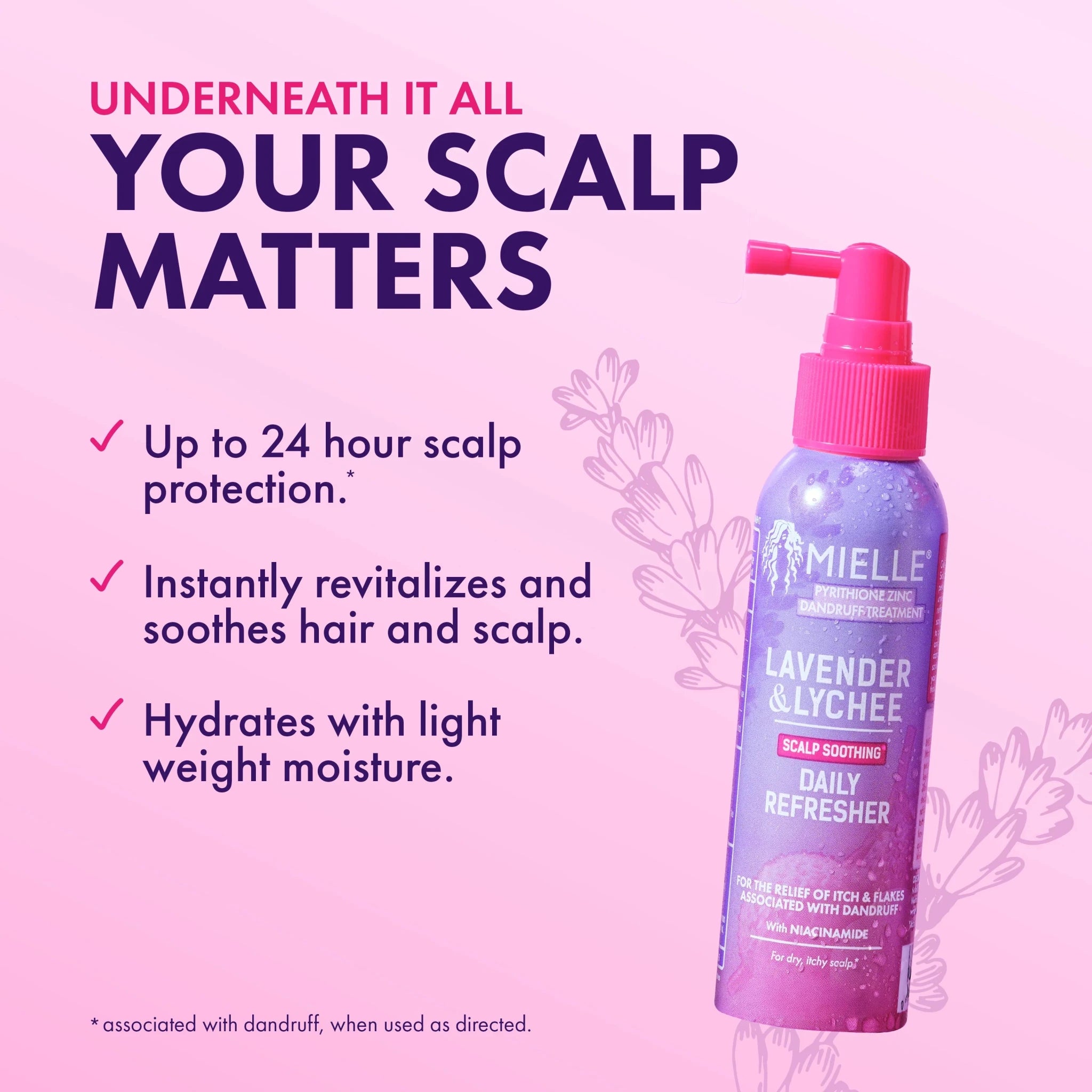 Mielle Lavender & Lychee Scalp Care Essentials – 4oz - Beauty Exchange Beauty Supply