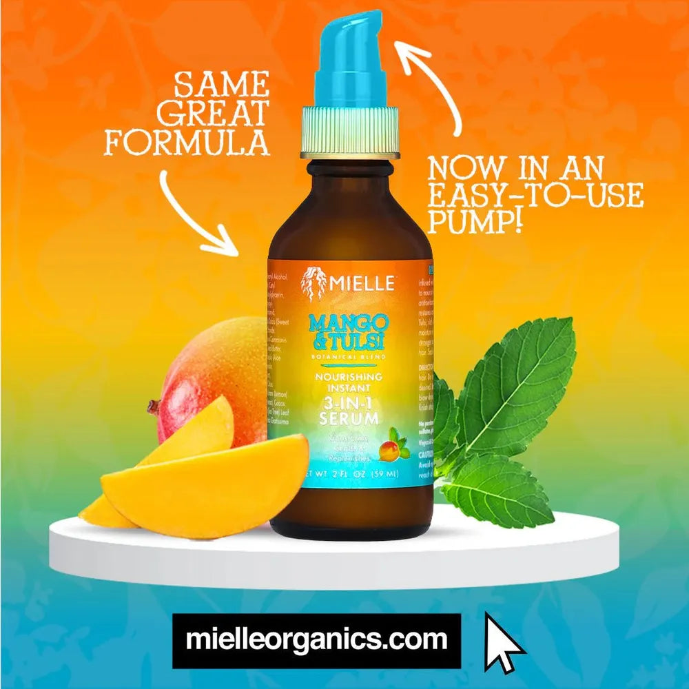 Mielle Mango & Tulsi Nourishing Instant 3 - IN - 1 Serum - Beauty Exchange Beauty Supply