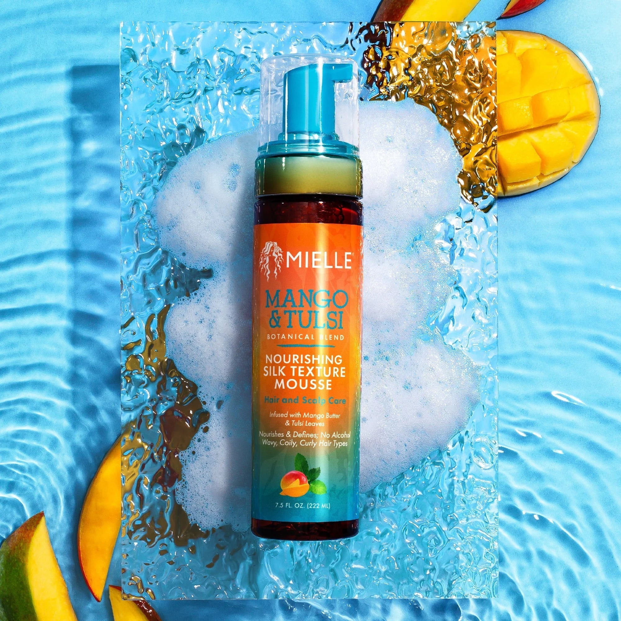 Mielle Mango & Tulsi Nourishing Silk Texture Mousse - Beauty Exchange Beauty Supply