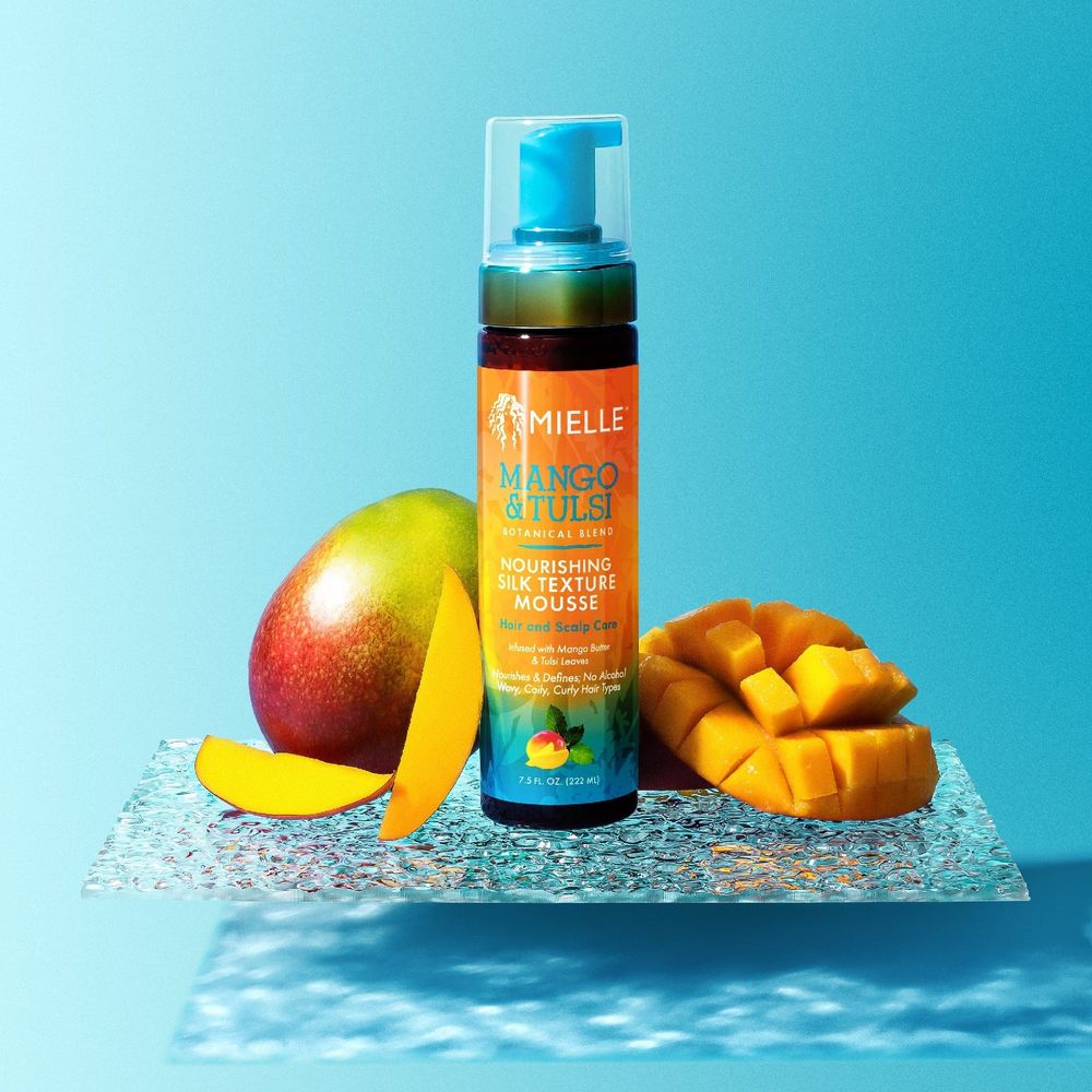 Mielle Mango & Tulsi Nourishing Silk Texture Mousse - Beauty Exchange Beauty Supply