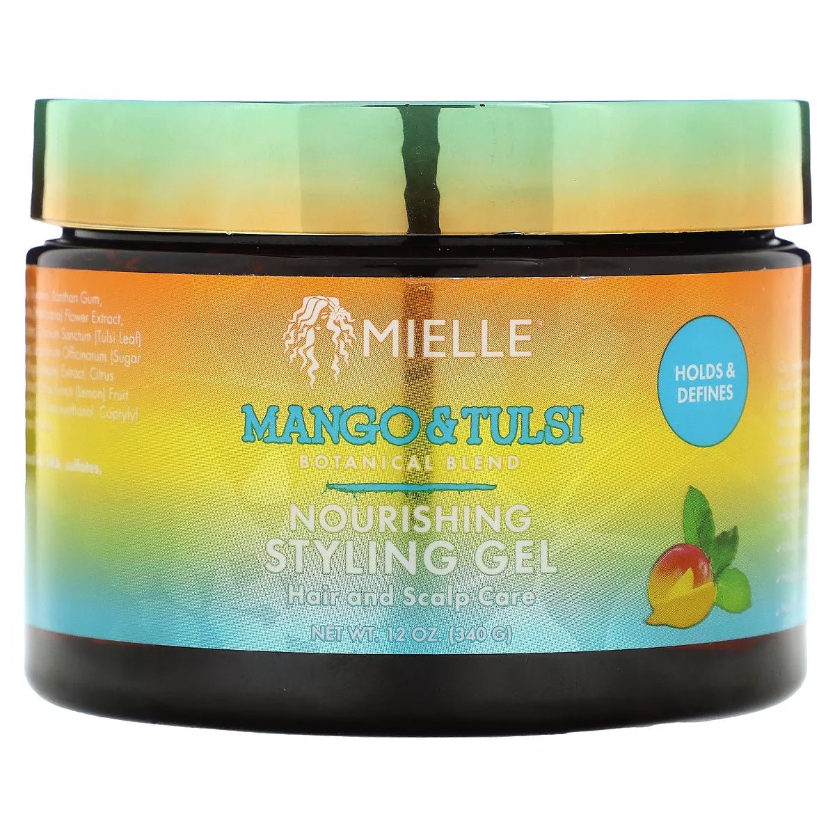 Mielle Mango & Tulsi Nourishing Styling Gel 12 oz - Beauty Exchange Beauty Supply