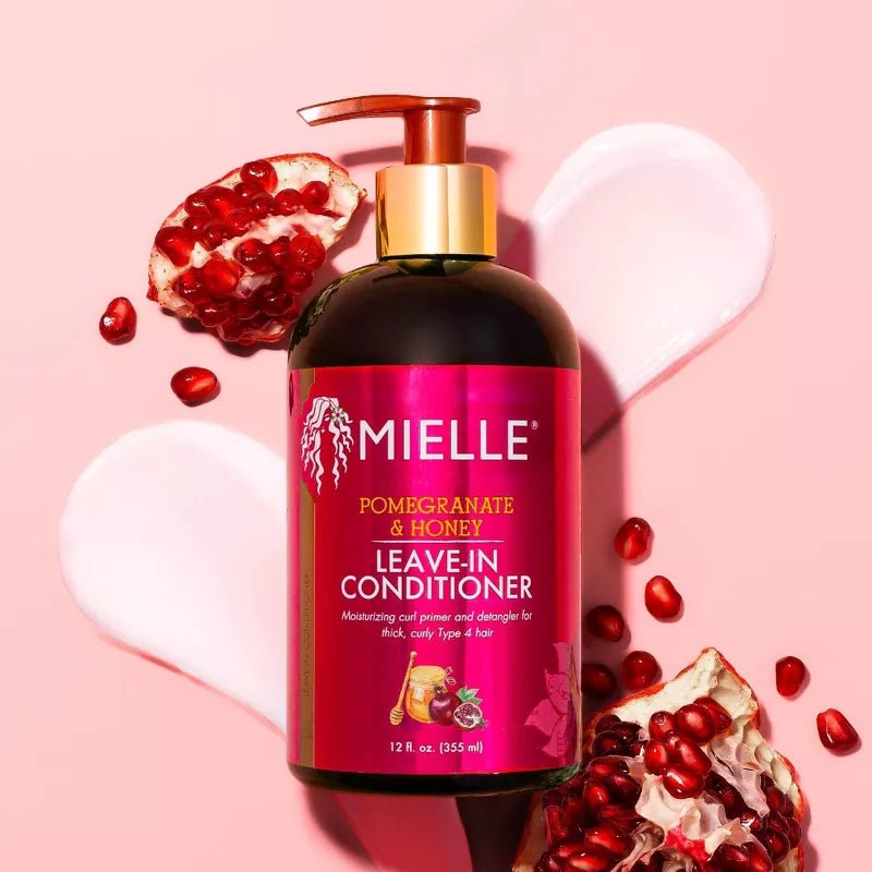 Mielle Organic - Pomegranate & Honey | Leave - In Conditioner | Type 4 Hair | Moisturizing | Curl Primer | 12Oz| - Beauty Exchange Beauty Supply