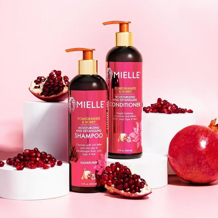 Mielle Organic - Pomegranate & Honey | Moisturizing and Detangling Conditioner | Pump | Adults | 12oz | - Beauty Exchange Beauty Supply