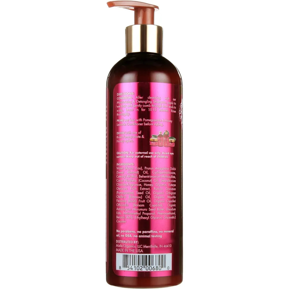 Mielle Organic - Pomegranate & Honey | Moisturizing and Detangling Conditioner | Pump | Adults | 12oz | - Beauty Exchange Beauty Supply