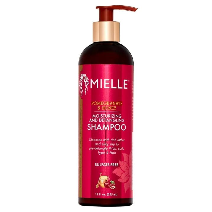 Mielle Organic - Pomegranate & Honey | Moisturizing and Detangling Shampoo | Adult | 12oz | - Beauty Exchange Beauty Supply
