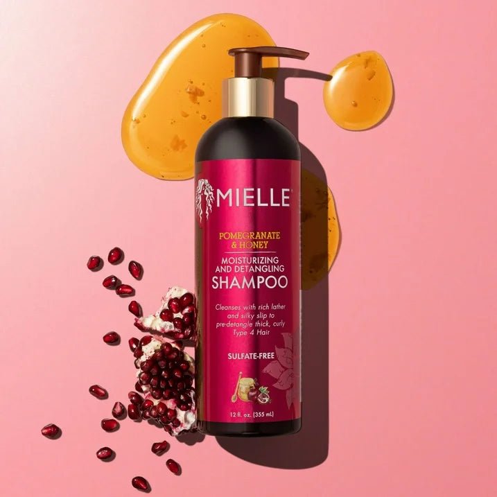 Mielle Organic - Pomegranate & Honey | Moisturizing and Detangling Shampoo | Adult | 12oz | - Beauty Exchange Beauty Supply