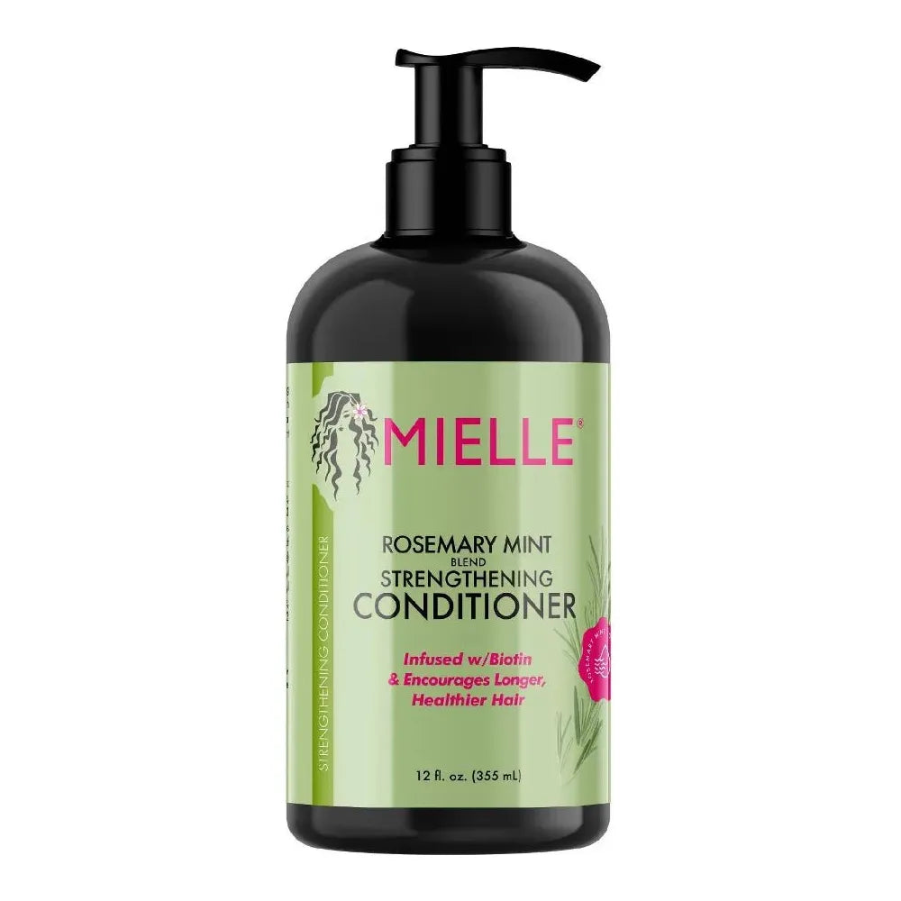 Mielle Organic - Rosemary Mint Conditioner | All Hair | Strengthening Conditioner | Moisturizing | Pump | 12oz | - Beauty Exchange Beauty Supply