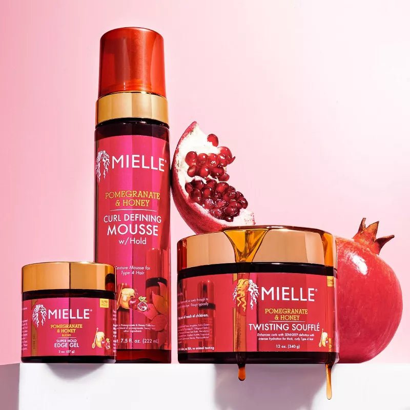 Mielle Organics - Pomegranate & Honey | Twisting Soufflé | Curly Type 4 Hairs | 12oz | - Beauty Exchange Beauty Supply