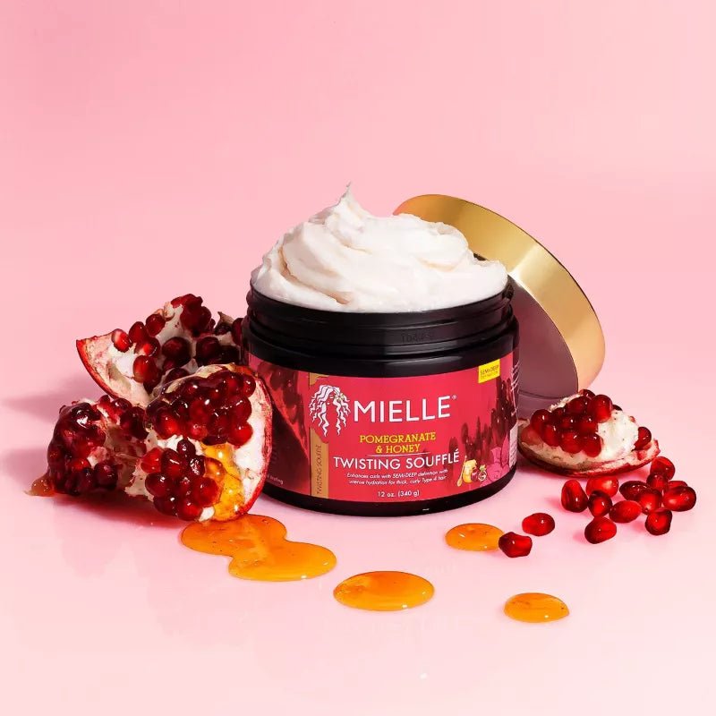 Mielle Organics - Pomegranate & Honey | Twisting Soufflé | Curly Type 4 Hairs | 12oz | - Beauty Exchange Beauty Supply