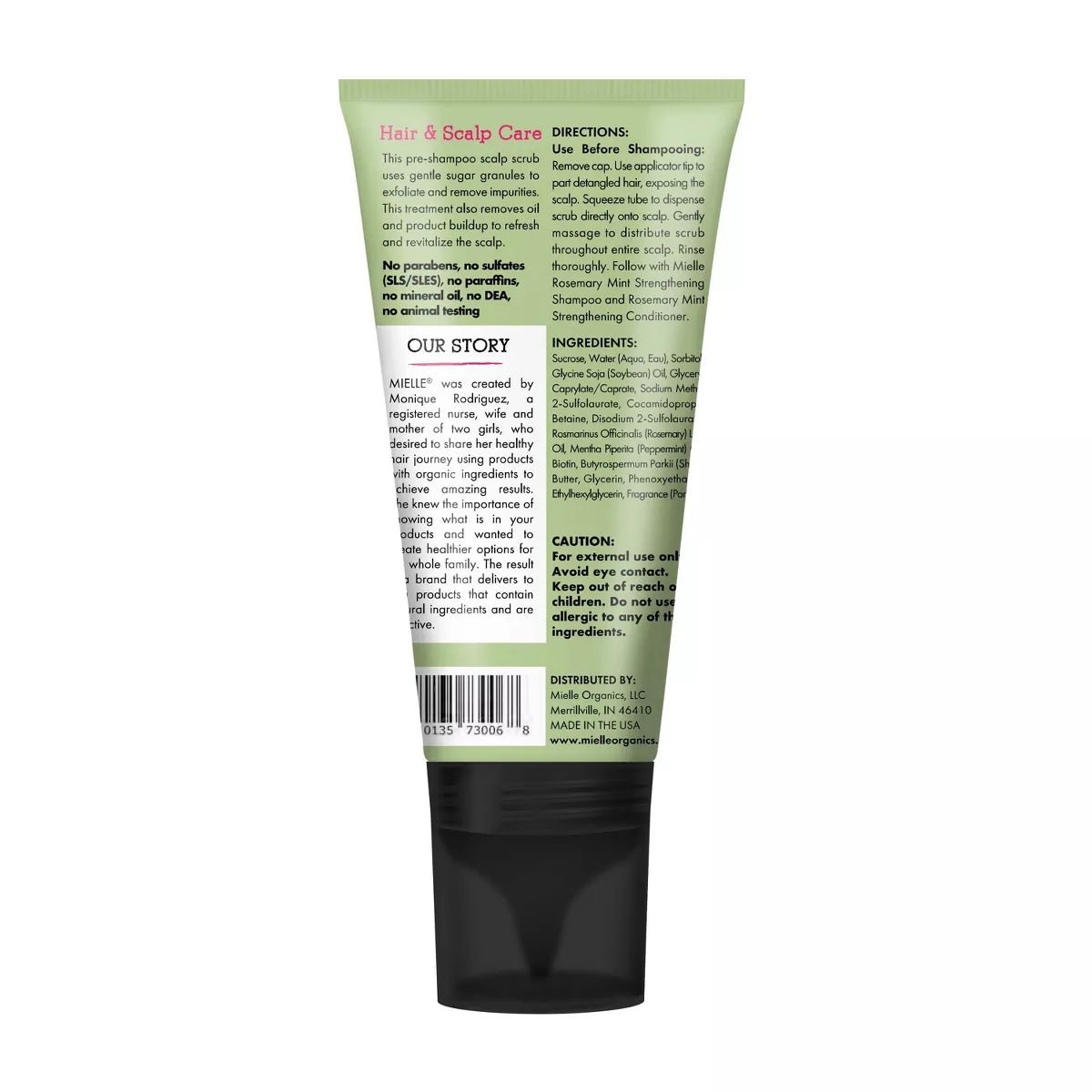 Mielle Rosemary Mint Scalp Scrub – 6 oz - Beauty Exchange Beauty Supply