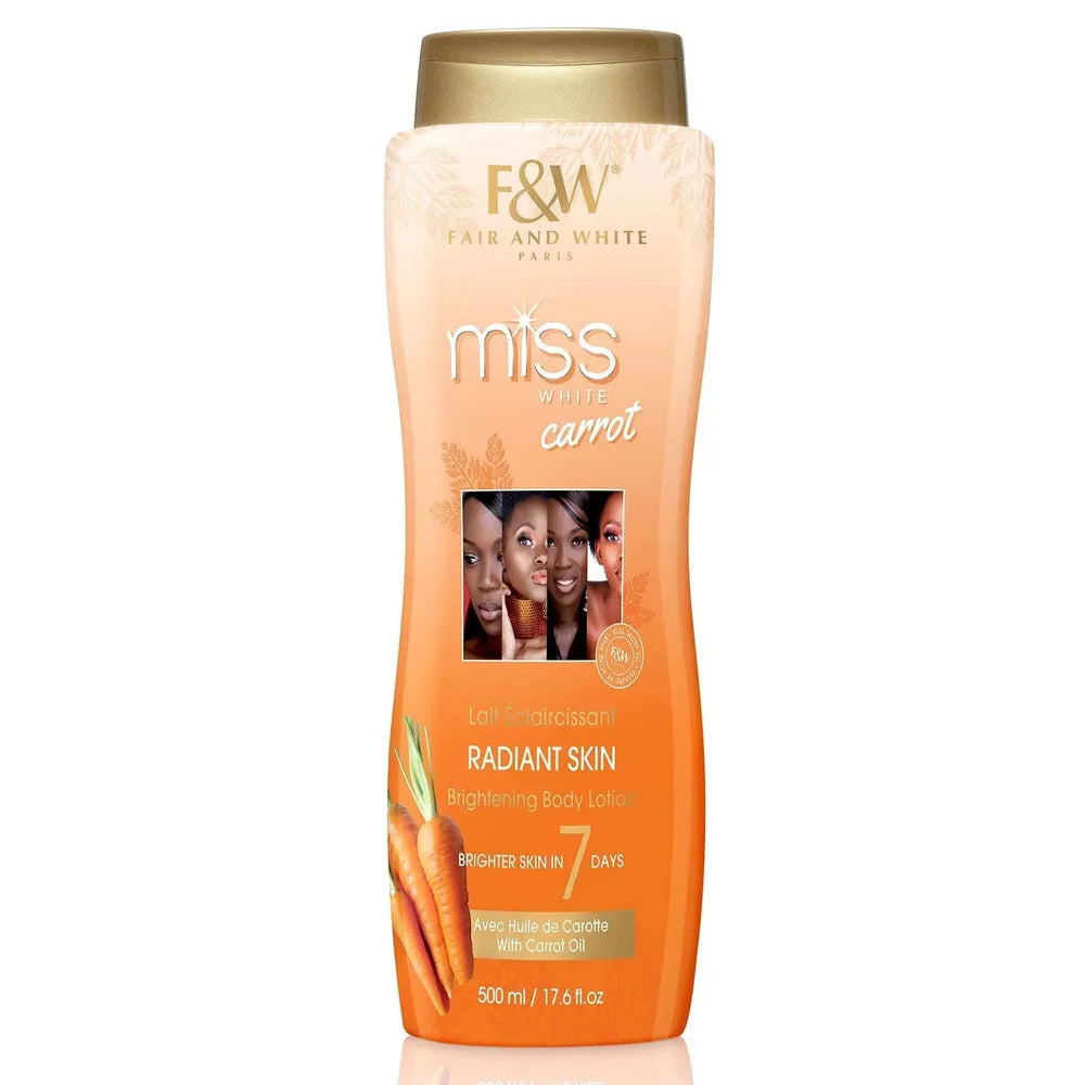 Miss White Carrot Radiant Lotion – 500ml - Beauty Exchange Beauty Supply