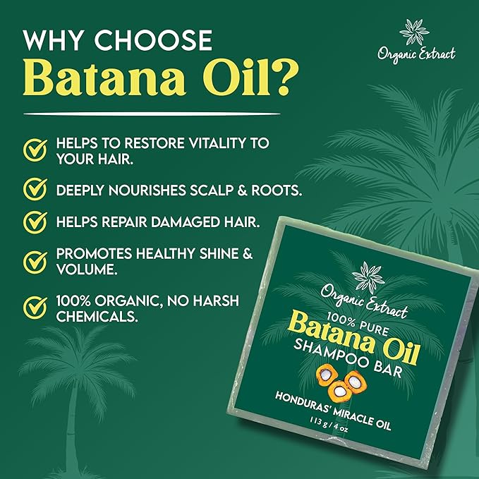 Mitchell Organic Batana Oil Shampoo Bar – 4 fl oz - Beauty Exchange Beauty Supply