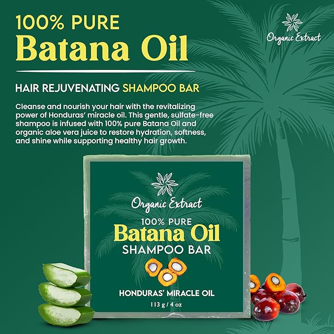 Mitchell Organic Batana Oil Shampoo Bar – 4 fl oz - Beauty Exchange Beauty Supply