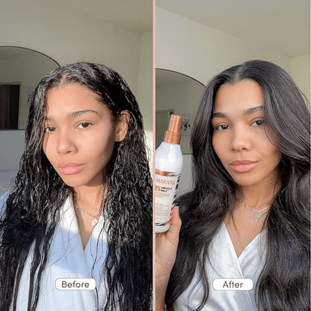 Mizani 25 Miracle Milk Leave - In Conditioner – 8.5oz | 25 Benefits for Soft, Smooth, and Manageable Hair - Beauty Exchange Beauty Supply