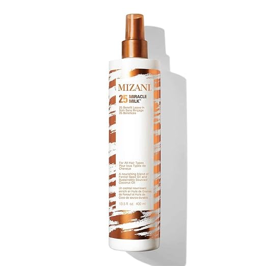 MIZANI 25 Miracle Milk Leave - In Conditioner – Multi - Benefit Hair Treatment | Coconut Oil & Fennel Seed | 13.5 fl oz - Beauty Exchange Beauty Supply
