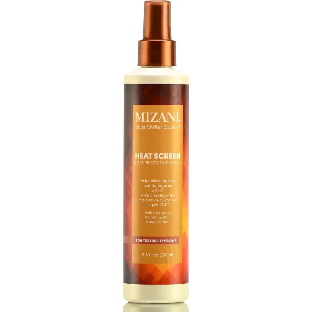 MIZANI Heat Screen Heat Protectant Spray โ Lightweight Thermal Shield for All Hair Types | Frizz Control + Shine | 8.5 oz - Beauty Exchange Beauty Supply