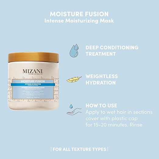 Mizani Intense Moisture Mask – 16.9oz - Beauty Exchange Beauty Supply