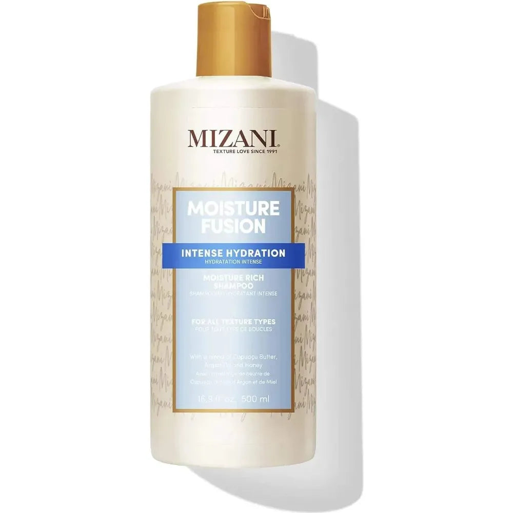 Mizani Moisture Fusion Moisture Rich Shampoo | Hydrating Shampoo for Curly Hair | 16.9oz - Beauty Exchange Beauty Supply