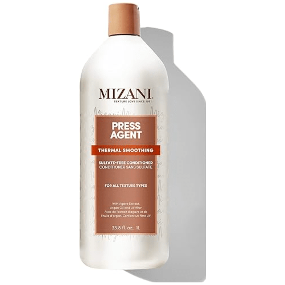 MIZANI Press Agent Sulfate - Free Conditioner – 33.8 oz | Detangles, Protects, & Seals Hair for Heat Styling - Beauty Exchange Beauty Supply